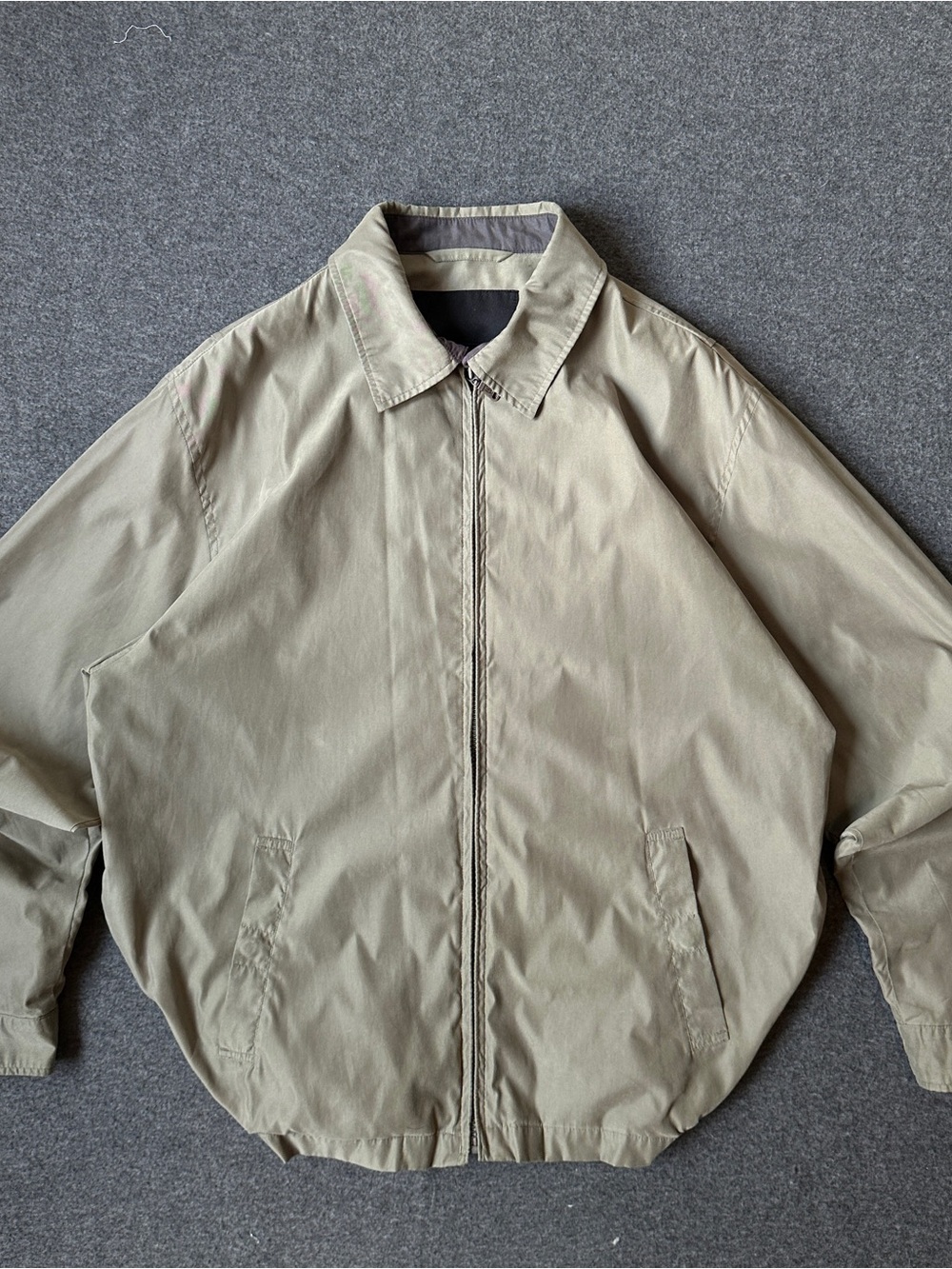 Bill Blass Light olive green chic Bomber Jacket
